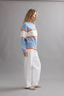 Club CC Jumper Tangerine Stripe