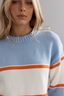 Club CC Jumper Tangerine Stripe