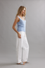 Lace Stitch Tank Sky Blue