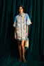 Joan Mini Dress Blue
