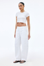 Rookie Mid Rise Curve White