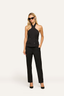 Rhoda Halter Vest Black