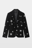 Vavy Blazer Stars Black