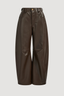 Harper Barrel Pants Chocolate