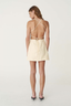 Lucia Linen Mini Dress Butter Creme