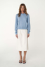 Maeve Merino Spring Cardigan Sky Marle