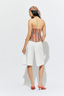Madrid Halter Top Liquorice Stripe