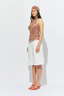 Madrid Halter Top Liquorice Stripe