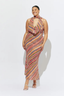 Riley Sash Dress Liquorice Stripe