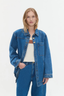 Rylan LS Denim Shirt Mid Wash Blue