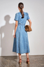 Allude Dress Mid Denim