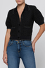 Novalie Waffle Stitch Cardigan Black Lurex