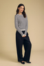 Roxy Sweater Navy Stripe
