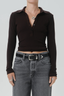 Brea 60s Polo Chocolate