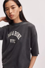 Alex University Tee Black