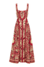 Kenny Midi Dress Red