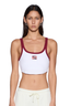 Badge Chloe Crop Tank Off White