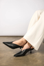 Aurora Heel Black Leather