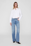 Scott Cropped Shirt White