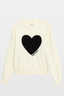 Soulo Sweater Heart Ecru