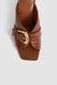Zanthe Open Toe Mule Amber Croc