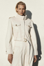 Mossan Cropped Jacket Ivory