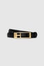 Elly Belt Smooth Leather Black