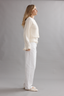 Frilly Crop Cardi Ivory
