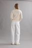 Frilly Crop Cardi Ivory