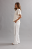 Frilly Knit Tee Ivory