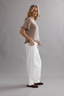 Frilly Knit Tee Walnut