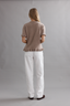 Frilly Knit Tee Walnut