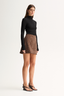Avenue Mini Skirt Mocha