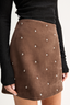 Avenue Mini Skirt Mocha