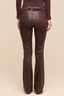 Ruth Coated Straight Leg Jean Dark Java Coated