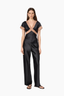 Romola Silk Top Black