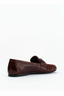 Ivana Loafer Choc Oily Crinkle Leather