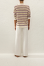 Harlow Oversized Polo Cila Stripe Butter