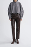 Agnes Shirt Meyer Stripe White Chocolate