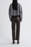 Agnes Shirt Meyer Stripe White Chocolate