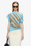 Elaris Drape Top Sandalwood Stripe