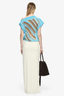Elaris Drape Top Sandalwood Stripe