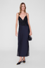 Judy Dress Navy & Black Lace