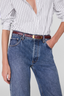 Elly Belt Smooth Leather Fig
