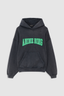 Harvey Sweatshirt Washed Black Green