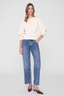 Harry Shrunken Signet Sweatshirt Ecru
