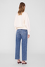 Harry Shrunken Signet Sweatshirt Ecru