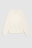Harry Shrunken Signet Sweatshirt Ecru