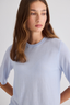 Featherweight Pure Cashmere T-Shirt Pale Blue