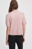 Jada Brushed Cashmere SS Cardi Pink
